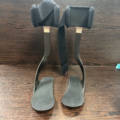 Ottobock WalkOn Lateral 28U33 Leg Foot Orthosis Brace Pair Unisex M 36-39 Black
