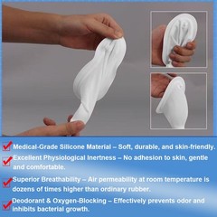 Female Wearable Urinal Bag Silicone Urine CatheterPortable Urine Collector S-5XL