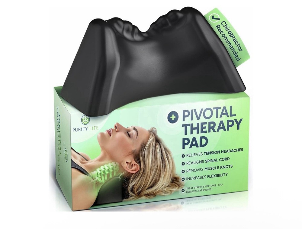 Purify Life Occipital Release Tool TMJ Relief Device Cervical Traction Pillow
