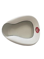 Antique Vintage Columbian Enamelware Bedpan