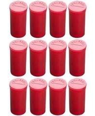 12 Pack Multi-Use 13 Dram Pop Top Empty Pill Containers, Waterproof Airtight