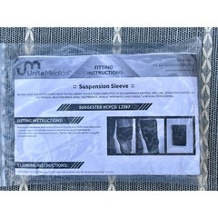 L2397 Suspension Sleeve for Under Over Knee Brace One Size New In Package