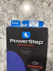 Powerstep Original Full Length Orthotic Insoles Men’s 3-3.5 Women’s 5-5.5 ASM