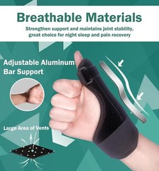 Sport Thumb Wrist Support Brace Carpal Tunnel Sprain Splint Arthritis Left Right