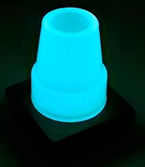 2 Pcs: 3/4″ 19mm Glow in The Dark Rubber Tips Ferrules for Walking Canes – Bl…
