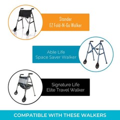 NEW Replacement Wheels Walker Rollator 6 In. (Set of 2) for Stander Able Life