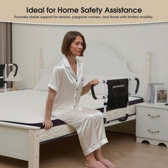 goodleben Double Bed Rail for Elderly Adults Safety, double bed rail, White