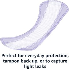 Regular Length Panty Liners 50 Count Thin Absorbent Disposable Unscented Pads