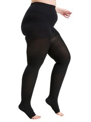 Extra Wide 4X-Large Opaque Compression Pantyhose for Women 15-20 mmHg – Gradu…