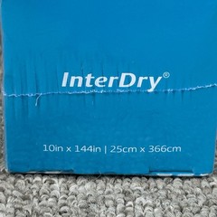 Coloplast InterDry 7910 Moisture Wicking Fabric 10”x144” 1 Roll Sealed