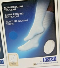 Jobst SensiFoot Diabetic Sock in Different Styles and Colors Made in the USA