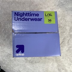 Up And Up Comfort Fit Boys Disposable Nighttime Underwear Size L/XL NEW 36 Ct