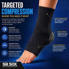Lightweight Ankle Brace – Non-Slip Compression Sleeve for Active Lifestyles