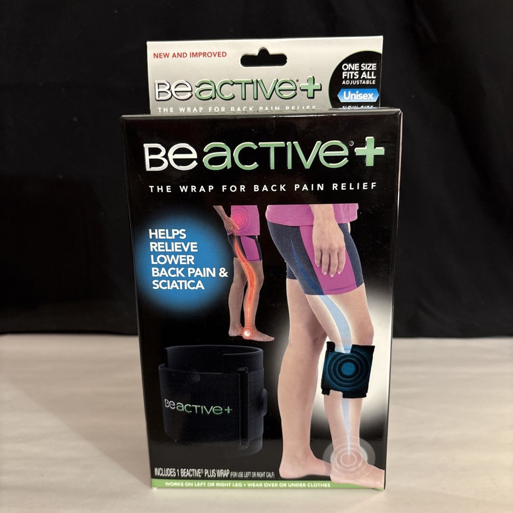 BeActive PLUS Instant Relief Acupressure Calf Brace for Sciatic Back Nerve Pain