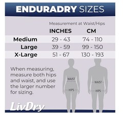 LivDry EnduraDry Max Adult Diapers with Tabs, Up to 12-Hours, Medium, 48-Pack