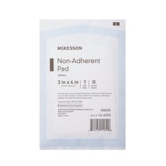 McKesson Sterile Non-Adherent Dressing Rectangle 3 x 4″ 16-4293 100 per Box