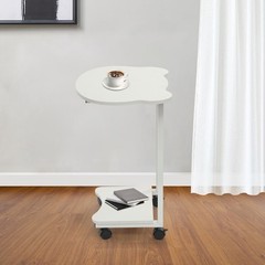 Over the Bed Side Table Wheels Hospital Overbed Rolling Tray Bedside USA