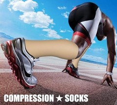 3 Pairs Open Toe Compression Socks for Large-X-Large 04 Beige/Beige/Beige