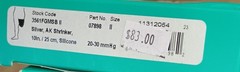 Juzo Dynamic Silver Prosthetic Shrinker Above Knee AK 20-30 mmHg Beige 10″ 3561