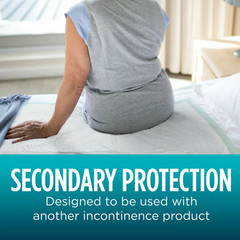 Assurance Unisex Premium Quilted Underpad, Maximum Absorbency, L (18 Count)