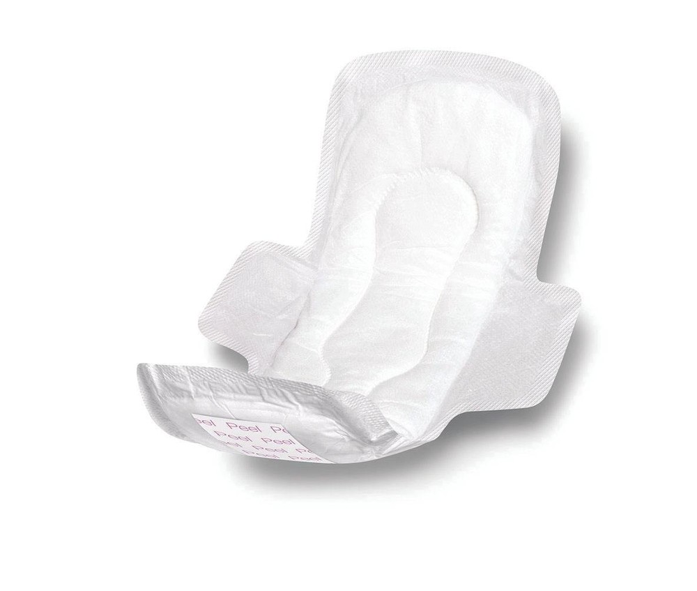 Medline Maxi Sanitary Pads With Adhesive Strip And Wings 11″ Individually