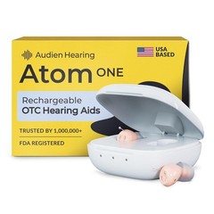 Wireless Rechargeable Over the Counter Hearing Aids Atom One Audien Models