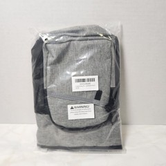 Crutch Bag Pouch Gray Water Resistant Drink Pouch Caddy Tote Unisex Adults Kids