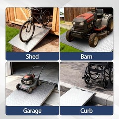 Pack Shed Ramp -9″ x 48“ Shed Ramp for Riding Mower | 1800 lb LBS/Pair 2