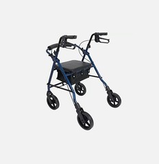 Carex Classics Rollator Walker, Foldable with Seat, FGA33577