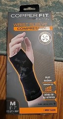 Copper Fit Elite Wrist Sleeve Compression – Medium – Fits Left Or Right