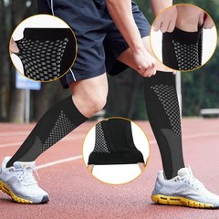 5 Pairs Compression Socks- 30-40 mmHg Knee High for Running&Sports,Ankle Support