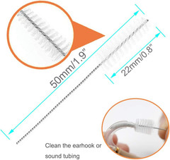 Hearing Aid Amplifier Cleaning Tools Earbuds/Headphones Cleaner Brush Kits 8 Pcs