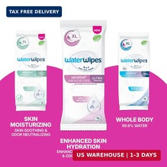 WaterWipes Sensitive Personal Care Ultra, Incontinence Wipes, Odor Removal, Heav