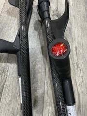 KMINA Foldable Forearm Crutches of Carbon Fiber (x2 Units), Open Cuff