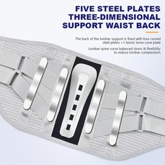 Adjustable Lower Back Brace Lumbar Support Waist Belt For Men Women Pain Relief
