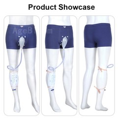 Male Urine Bag Underwear Men Urinal Portable Pee Bag Pee Catheter Holder Upgrade