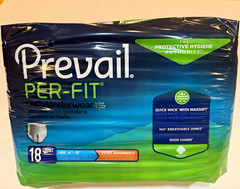 Prevail Per-Fit Incontinence Underwear Large Extra Absorbency Odor Guard PF-513