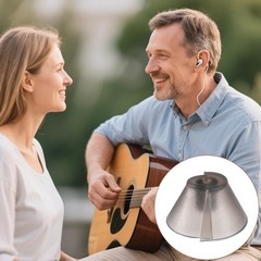 Soft Silicone Hearing Aid Domes – 10 Pcs Dark Gray Tulip Design Tips
