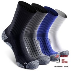 Elite Cushioned Compression Small Black/Gray/Blue/White (1 Pair of Each Color)
