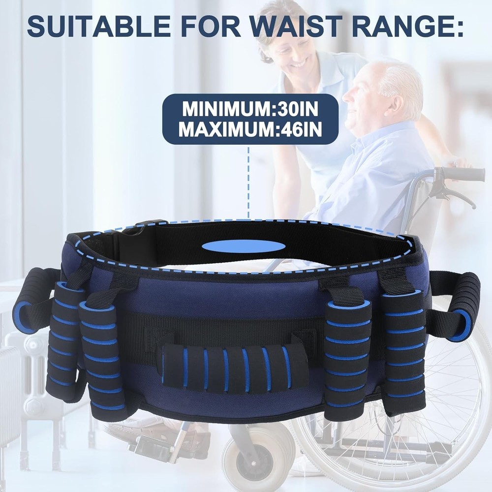irtme Gait Belts for Seniors Transfer Gate Belts Medical for Elderly & Disabled