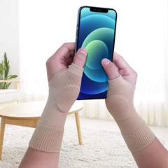 4pcs Wrist Thumb Support Compression Gloves Breathable Hand Injury Relief Gloves