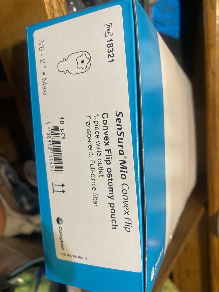 Coloplast 18321 One Piece Filtered New Stock Ex 8/28