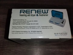 Renew Hearing Aid Dryer & Freshener Model DB-100 Serene Innovations 2014 In Box