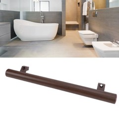 18.9 Inch Anti Slip Safety Shower Handle For Bathroom Walnut Color