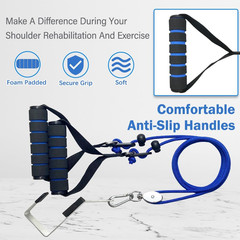 Shoulder Pulley Over Door Physical Therapy Arm Rehab Exercise System Equipment