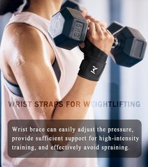 1Pair TFCC Wrist Brace with 1Pair Wristbands, Wrist Support for Tendonitis, S…