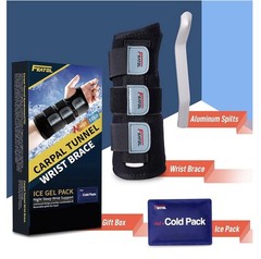 EATOL Wrist Brace Carpal Tunnel, Night Support Brace, Left Hand, S/M
