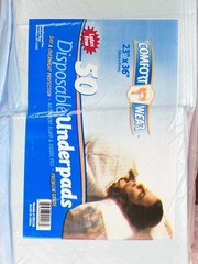 Comfort Wear Disposable Underpads 23″ x 36″ Latex Free 50 Count
