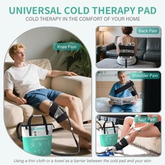 Cold Therapy Machine w Timer Ice Circulation Compression Pad Portable