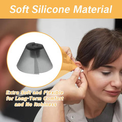 10 Counts Hearing Aid Ear Tips Replacement Fit Standard Receiver Tulip Domes Dar